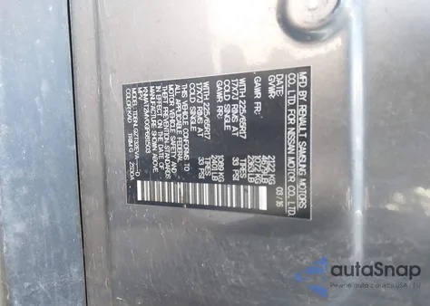 2016 Nissan Rogue Sv z USA, uszkodzony, nr VIN KNMAT2MV0GP681503